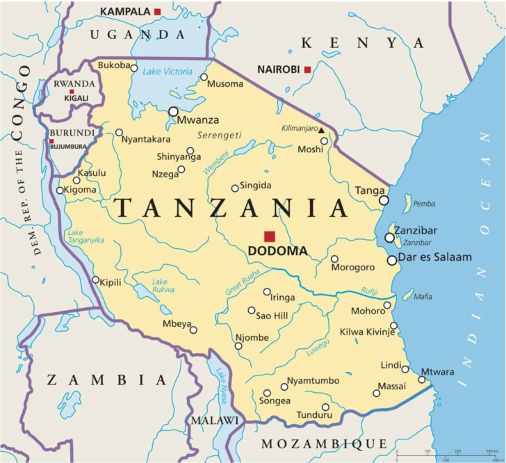 Where is Zanzibar located? - Tanzania knowledge